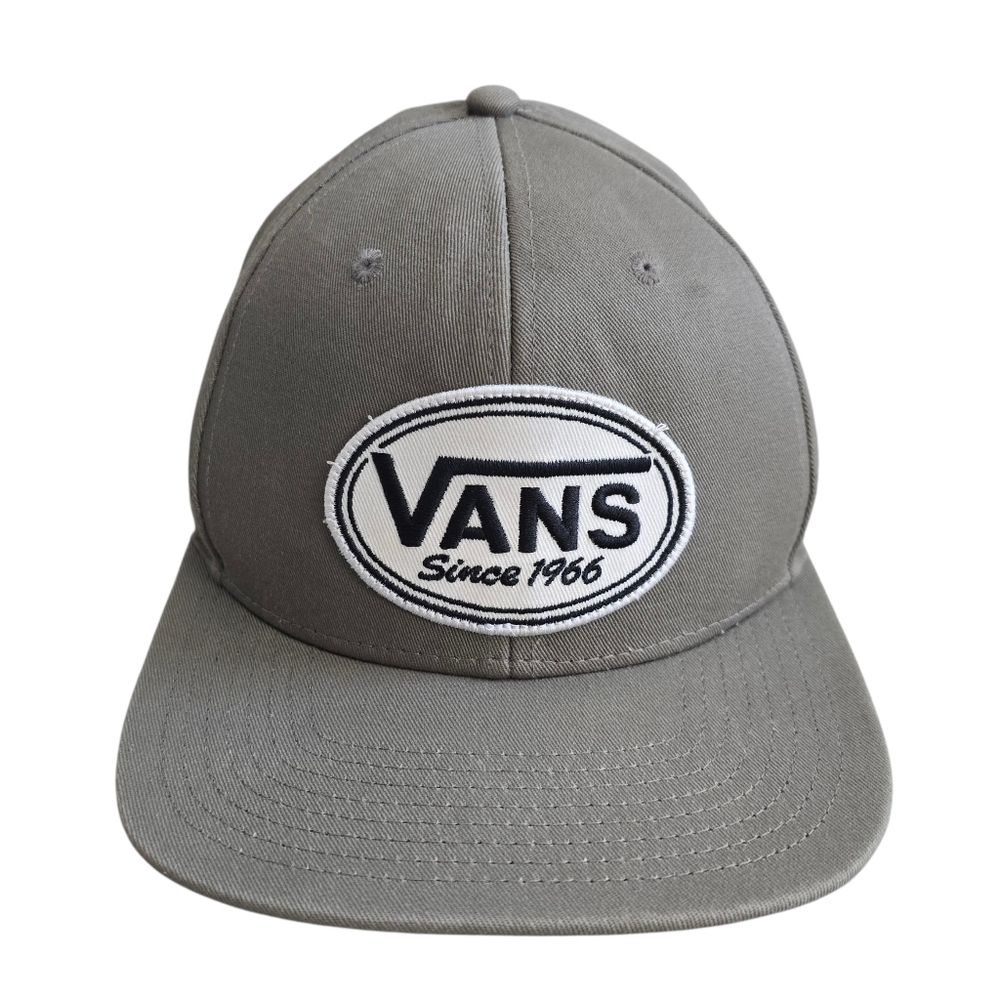 Vans Off The Wall Tan Flat Bill Patch Snapback Hat